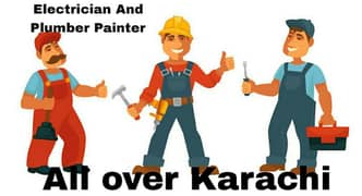Electrician And plumber painter