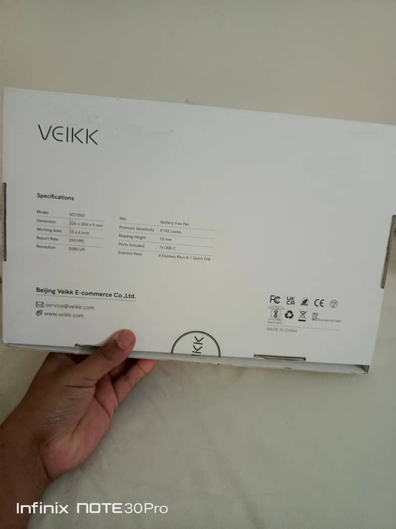 Drawing Tablet VEIKK Voila L Drawing Pad 10X6 inch - Used / Karachi 2