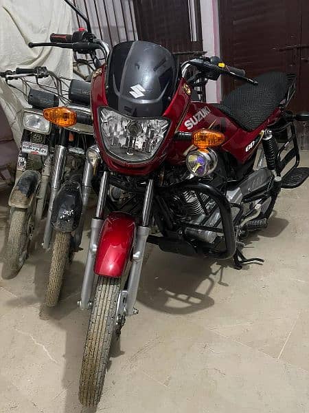 Suzuki 110 red colour new condition 5