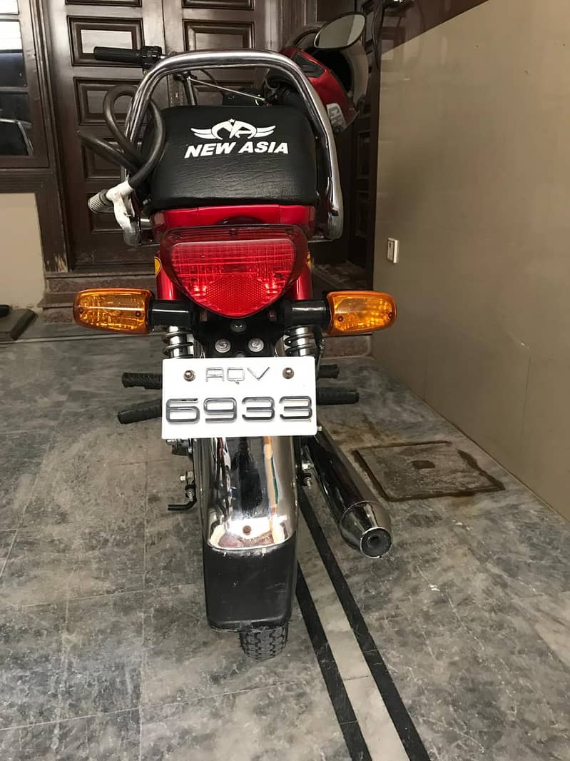New Asia bike 2023 model all Punjab number 0