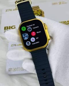 High Class Golden Smart watch with all functions