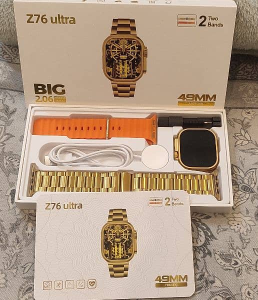 High Class Golden Smart watch with all functions 2