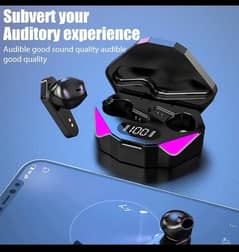 X15 TWS Earphones Bluetooth Wireless : Gamer Headphones 65ms 0