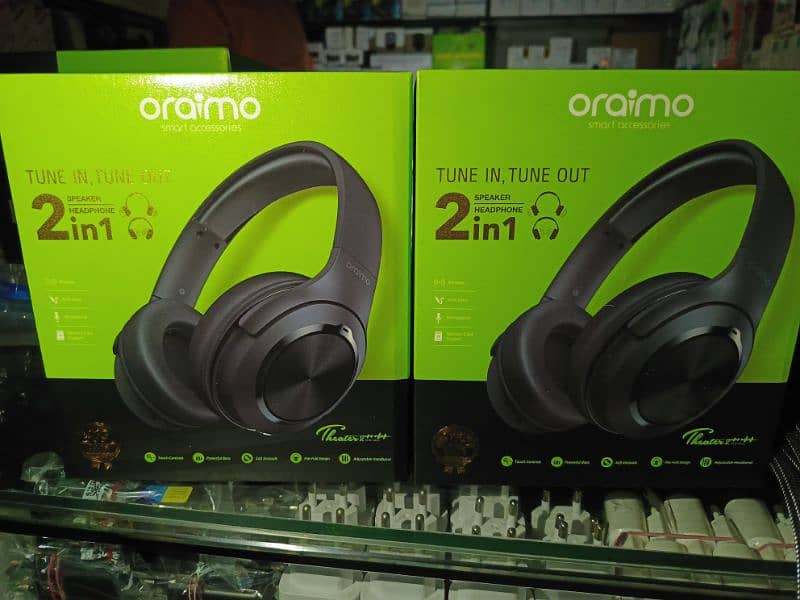 Oraimo Theater 2 Wireless 2 in 1 Bluetooth + Speaker Headset OEB-H85D 2