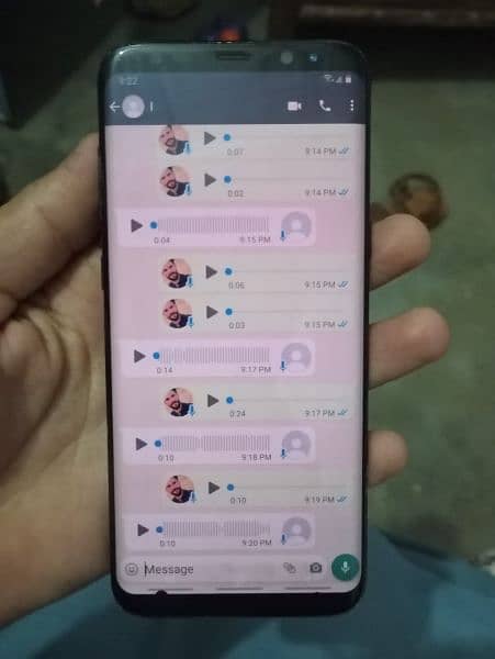 Samsung s8plus screen . fault only dot  .  wtsup number  0 3 184107646 1
