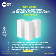 Linksys Mesh/ Velop/ whw03/ Intelligent/ Mesh WiFi /System-pack of 3