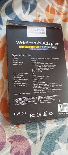 ALFA Wireless N Adapter 1