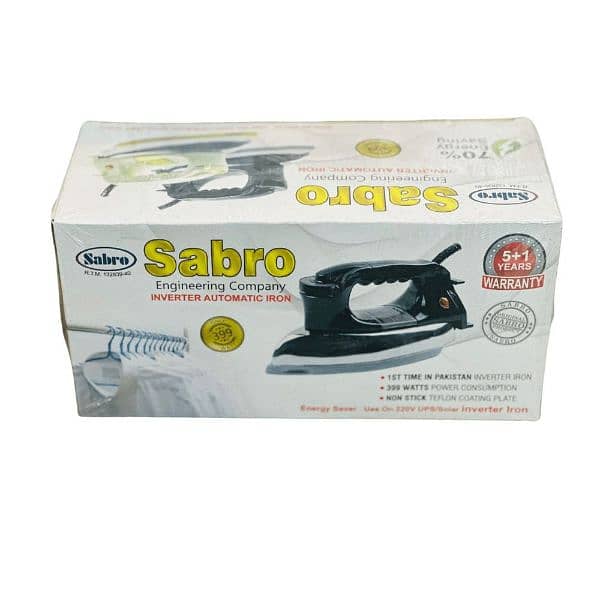 Sabro Inverter Iron Solar + UPS Oprated Only 399W Available 2