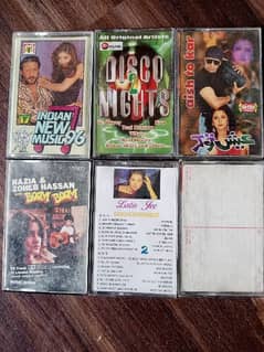 Cassettes Hindi and English songs