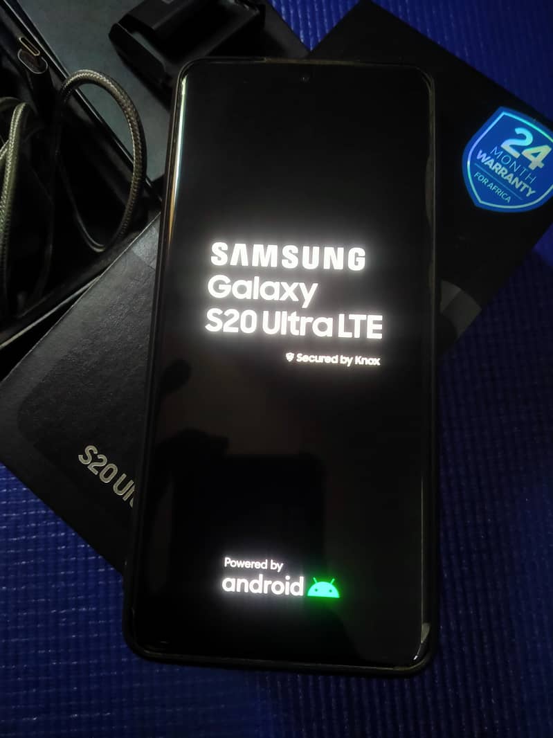 Samsung S20 ultra PTA approved complete acce with Box 12