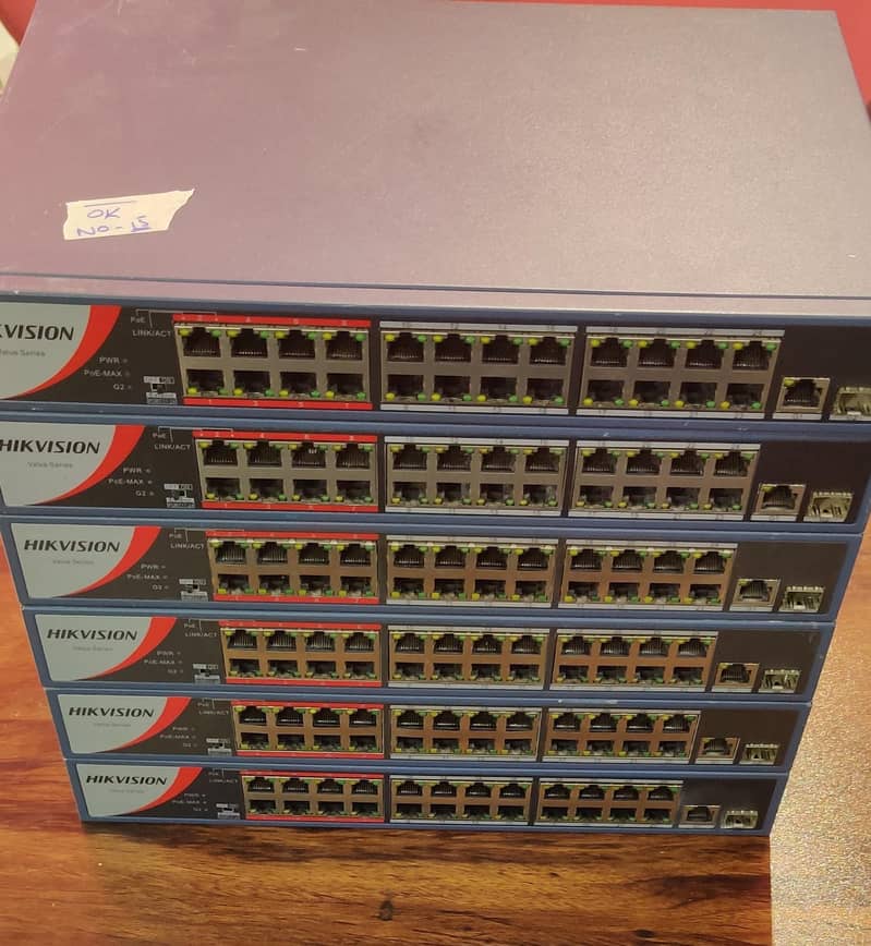 Hikvision DS-3E0318P 16 Port Fast Ethernet POE Switch (Branded Used) 13