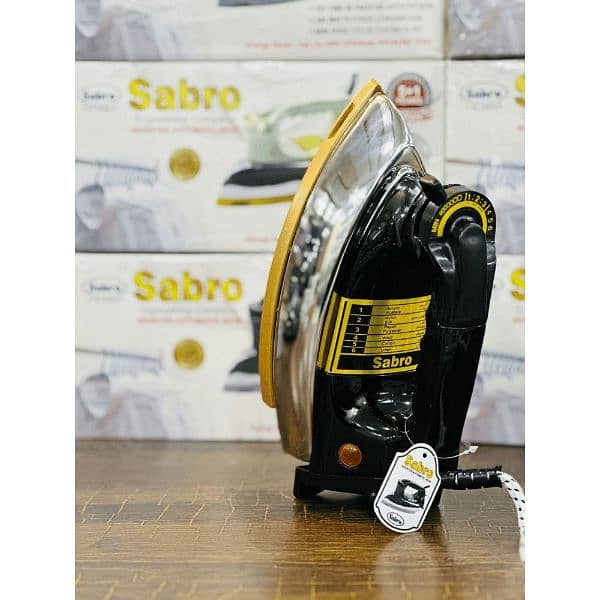 Sabro Dry Iron 399w Inverter Series Non Stick 220V +Solar +Ups 2