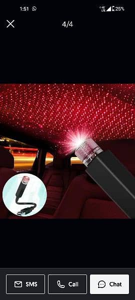 Roof Projector Star Lights Car LED 1