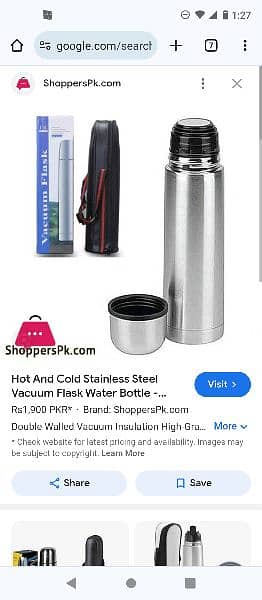 HOT AND COLD VACCUME FLASK FULL SIZE 14