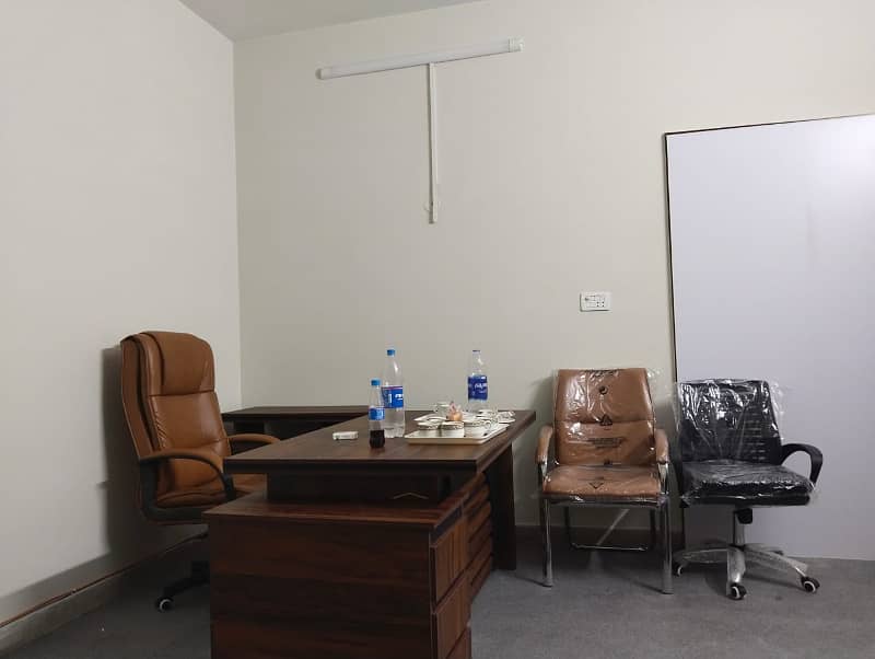 1300 sq ft furnished office available for rent in Guldberg Lahore 4