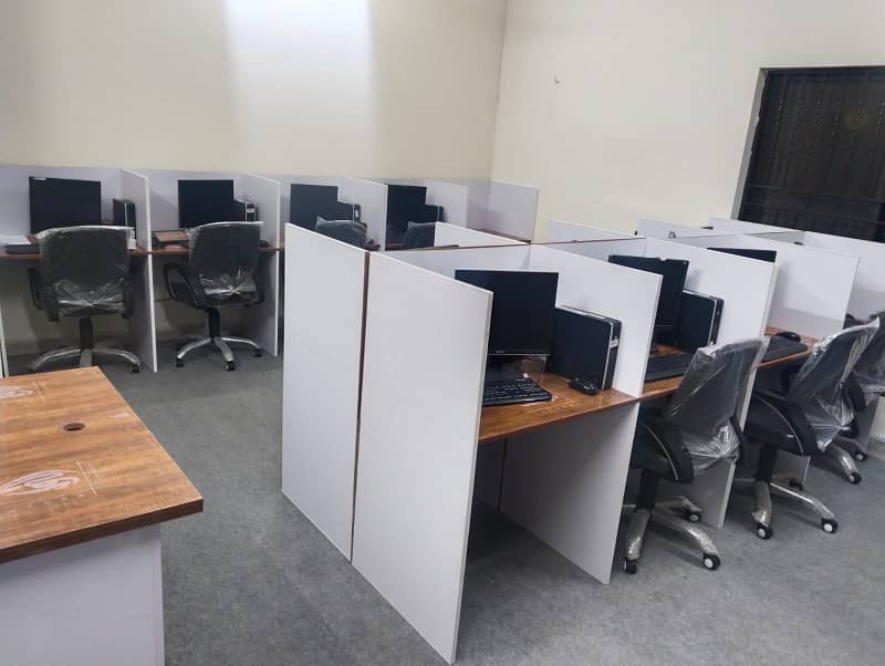 1300 sq ft furnished office available for rent in Guldberg Lahore 7
