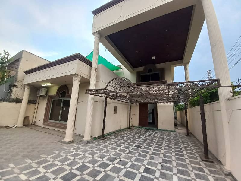 1 Kanal Facing Canal Bank Road Double Storey House Available For Rent In Johar Town Lahore 0