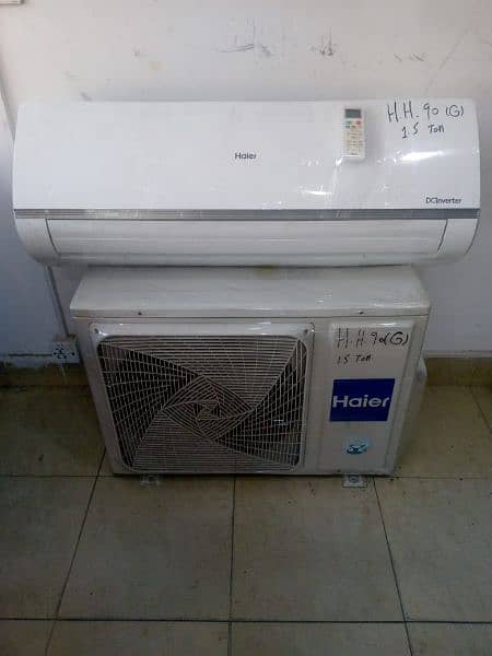 Haier 1.5 ton  genune DC inverter A one condetion heet  and cool 0