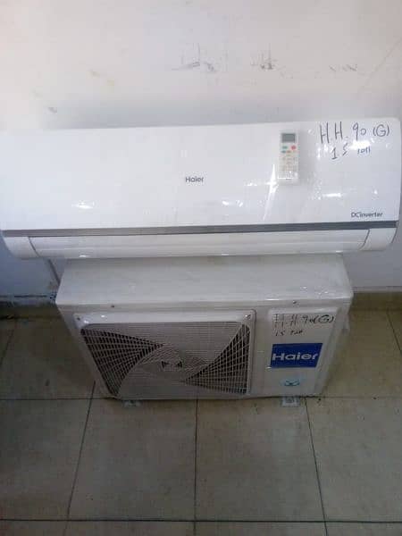 Haier 1.5 ton  genune DC inverter A one condetion heet  and cool 1
