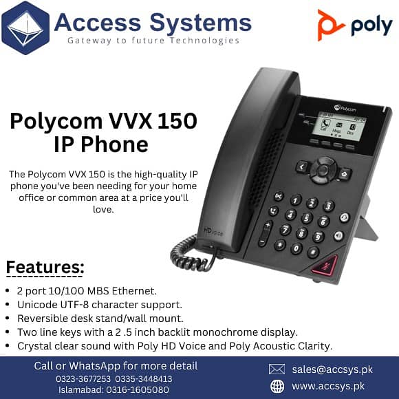 Yealink | Polycom | Cisco Sip IP phones | VoIP | IP PBX | 0323,3677253 1