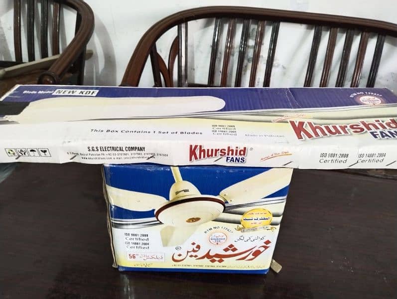 Khurshid Fan Deluxe 56" 2021 model for urgent sale 2