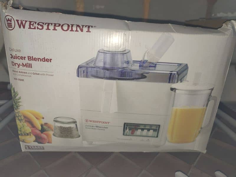 West Point Juicer Blender with mill for Shake, Fresh Juice & Grinding 4