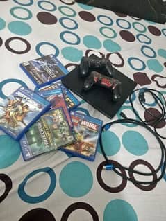 PS4 Slim with Games