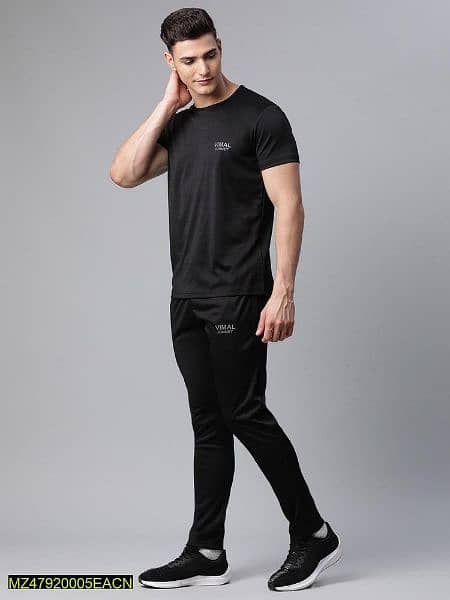 Men's polyester Causal Gym Wear Shirt And Trouser 2