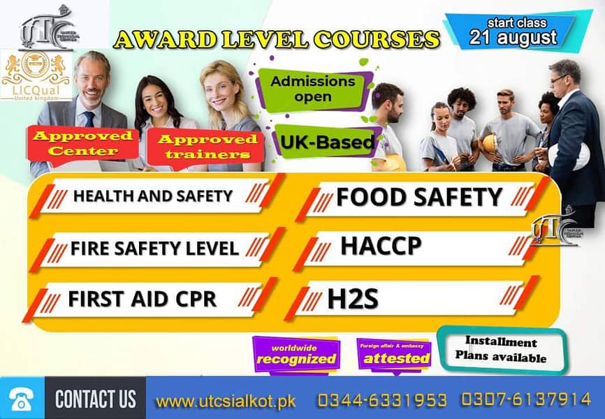 Safety Courses in United Technical Center 2