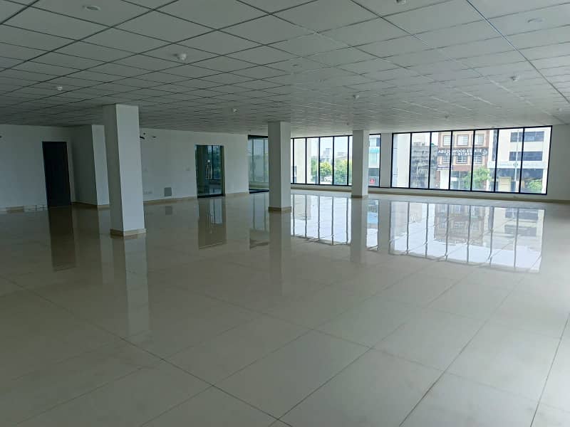 3rd and 4th floor of brand new 16 Marla commercial plaza are available on rent at prime location of DHA phase 06 , Lahore 3