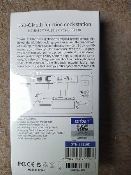 Dock Station USB C type 1