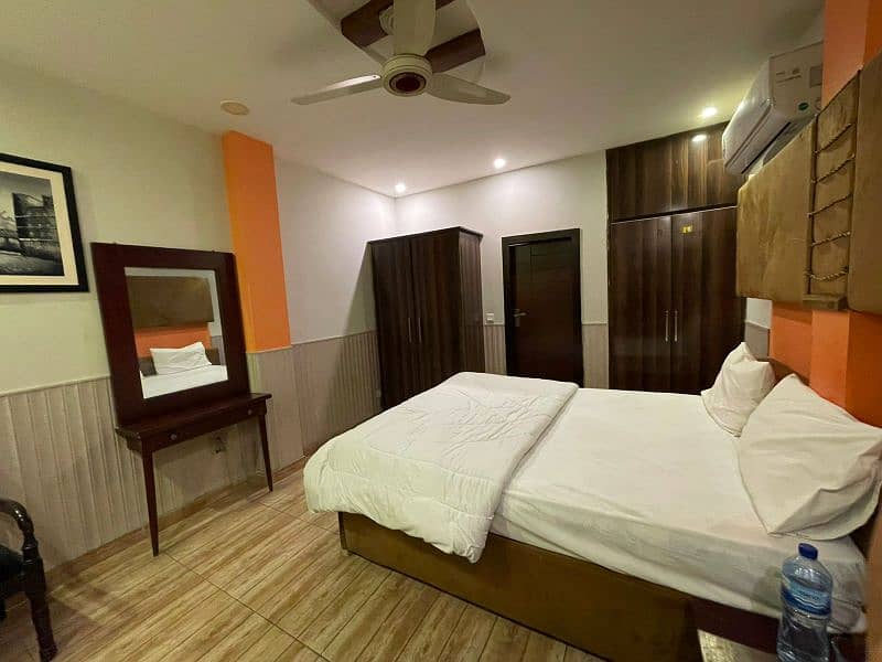 Furnished and luxury room and apartment available on Rent per Day 14