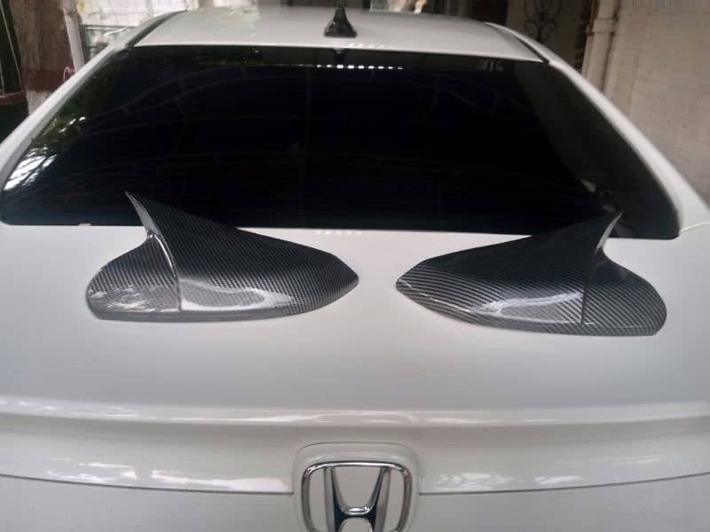 Carbon Fiber batman style  Side mirror Covers Civic x 0