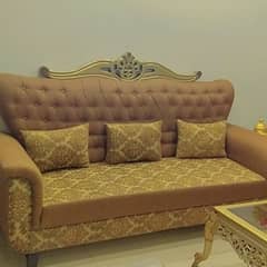 recently purchased 7 seater sofa set is available.
