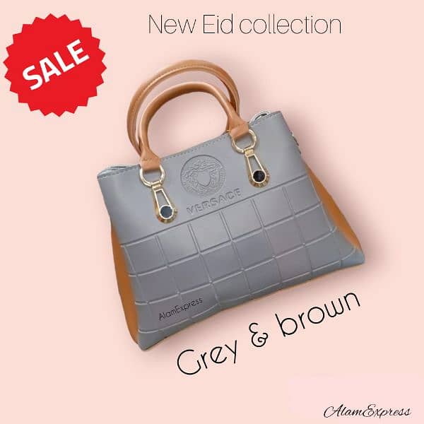 gray and brown colour bags 1