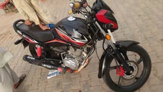 Honda CB 125 2019 model Multan register 5 gear All ok