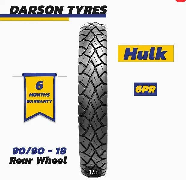 90.90. 18 Darson bikes tyres back Hulk With Tube 0