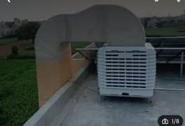 Evaporative Air Ducting System Cooler