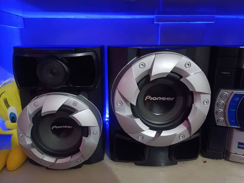 pioneer sound audio music home theater woofer deck system like sony 10