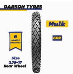 2.75. 17 Darson for Suzuki 110 back tyre Brand New bikes Tyres