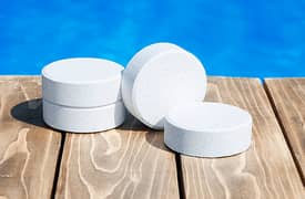 Chlorine Tablets for swimming pool and water cleaning