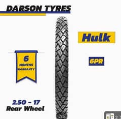 2.50. 17 Darson 70 back Hulk Bikes Tyres 0