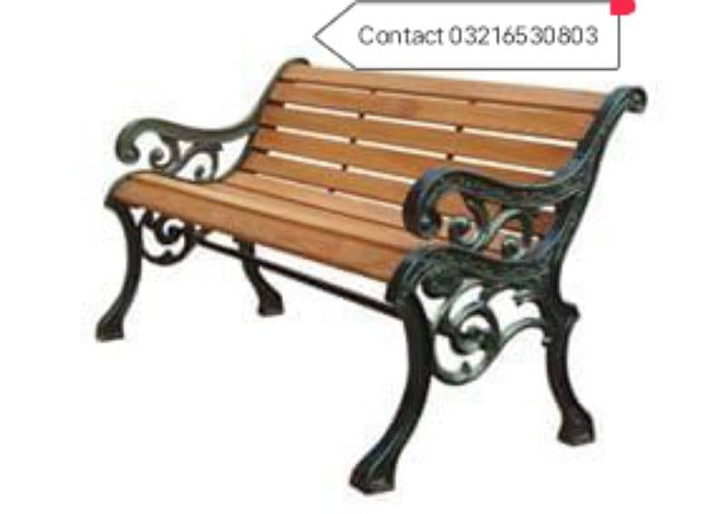 outdoor garden furniture Rattan Furniture uPVC chair park benches 13