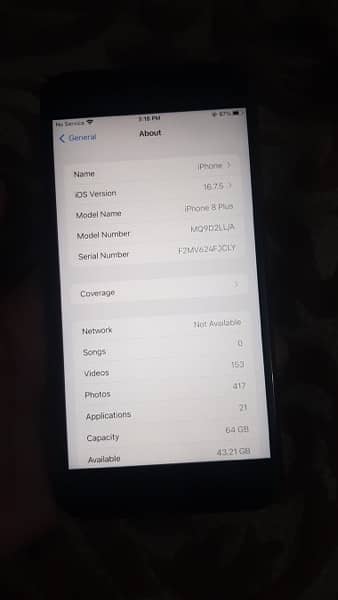 Iphone 8 plus 64 gb for sale in 10/10 condition 11