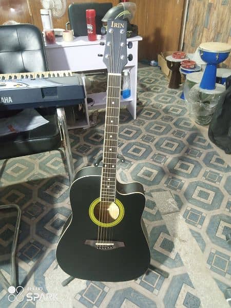 Professional Acoustic Guitar 42 inch in black color 3