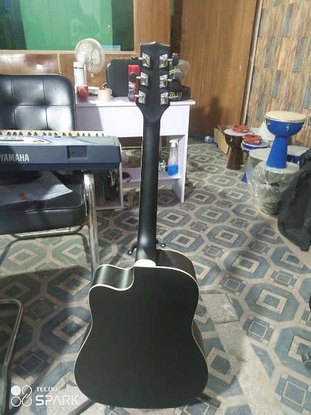 Professional Acoustic Guitar 42 inch in black color 6