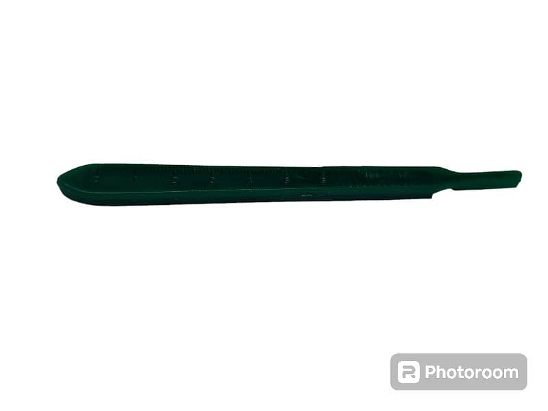BP handle number 10 | Fresh plastic BP handle dark green color 500 pcs 3