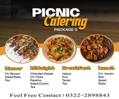 Catering Service Picnic/Farmhouse/Beach