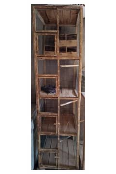 4 portion wood cage 2/1.5 ft