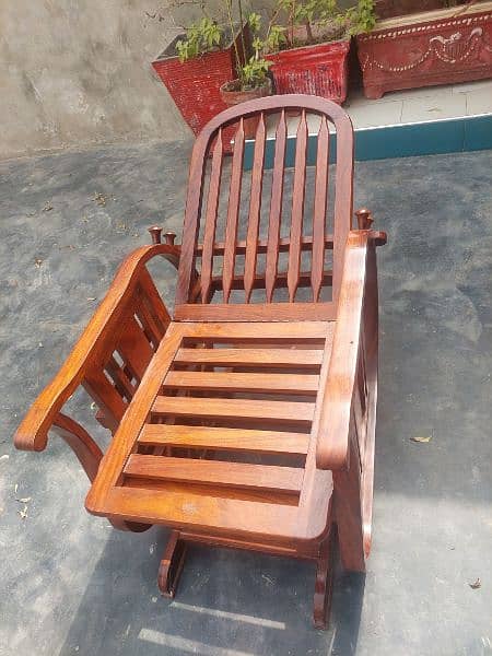Relaxing Rocking Wood Chair 4